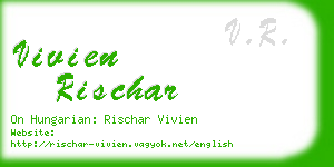 vivien rischar business card